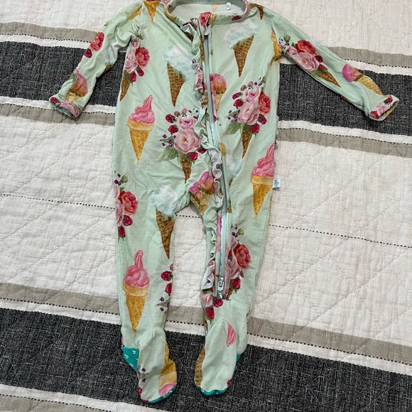 Floral Ice Cream Print Posh Peanut - Picture 1 of 3